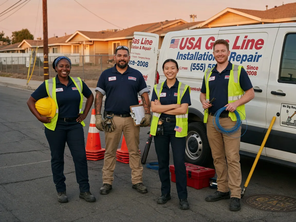Gas Line Installation company in Meservey, IA